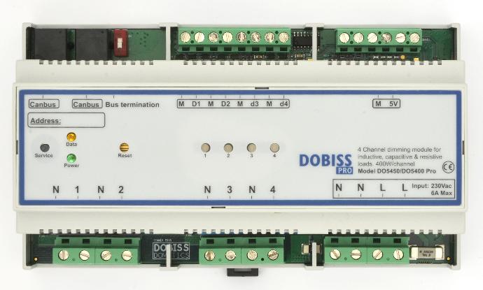 DO5450 DOBISS Dimmer universel 230VAC (4x 400W en résistif)