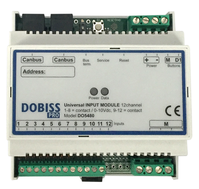 DO5480 DOBISS Moduł uniwersalny wejść NO/NC
