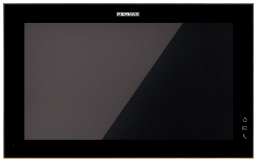 MEET WIT 10" IP MONITOR, POE, KOLOR CZARNY