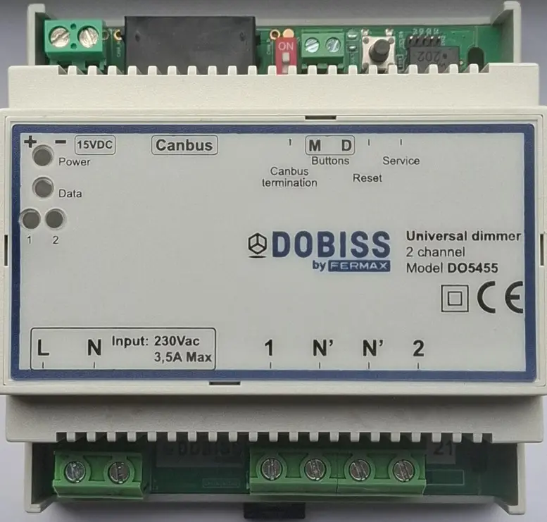 DO5455 Universal 2-channel dimmer