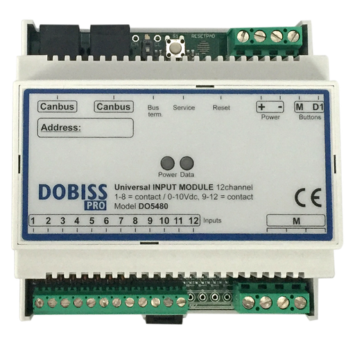 [DO5480] DO5480 DOBISS Module d'entrée universel