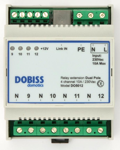 [DO5012] DO5012 DOBISS Dubbelpolige uitbreidingsmodule