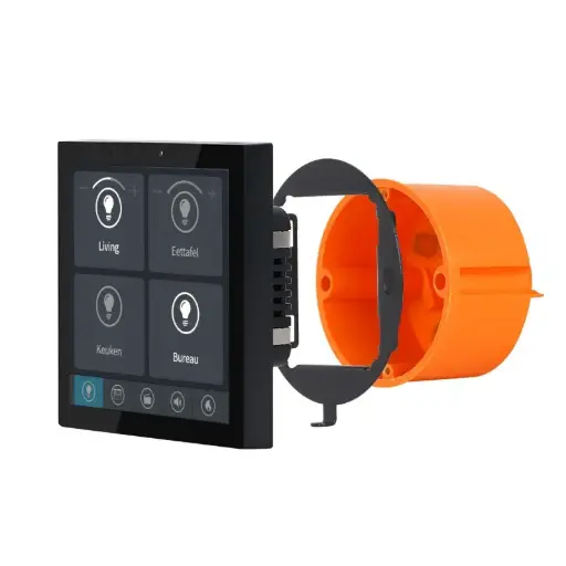 [DO5525-B/PoE-V3] DO5525-B/PoE-V3 ZWART DOBISS NXT NanoTouch 4''